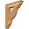 Ekena Millwork Funston Traditional Rough Sawn Bracket, Western Red Cedar, 4"W x 20"D x 24"H BKT04X20X24FST01RWR - alternate 1